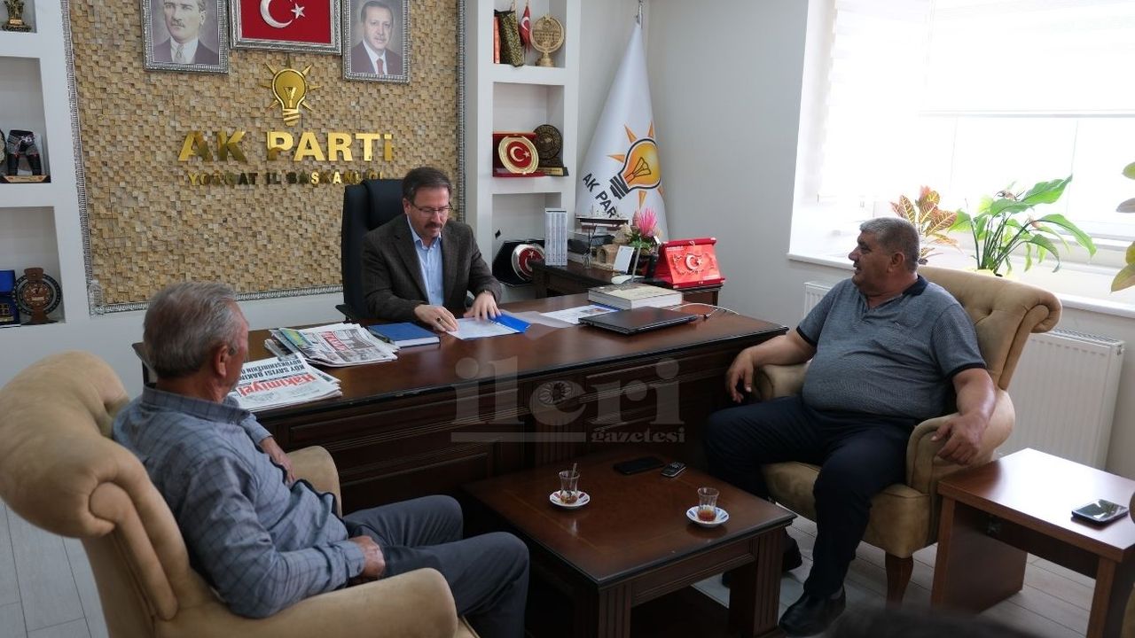 Açıkgöz’den Kandemir’e ziyaret: Dolu afetinde zarar gören köyler konuşuldu