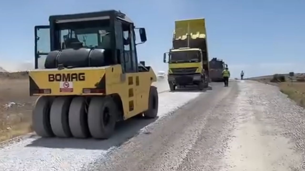 Yozgat’ta köy yolları yenileniyor