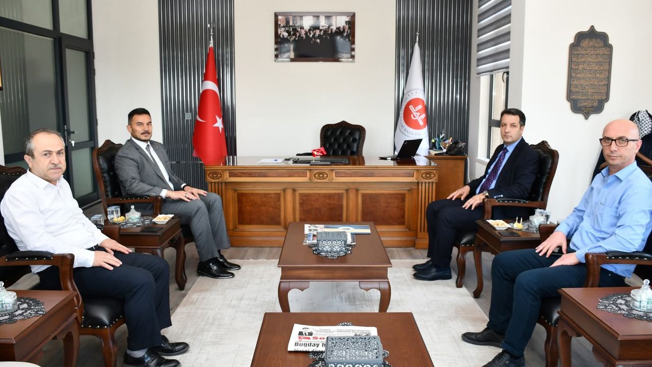 Kaymakam Canpolat’tan müftülüğe ziyaret