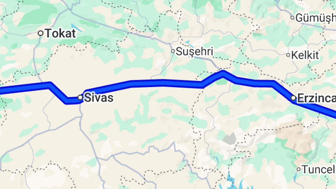 Yozgat-Erzurum arası kaç kilometre? İşte güzergâh bilgileri