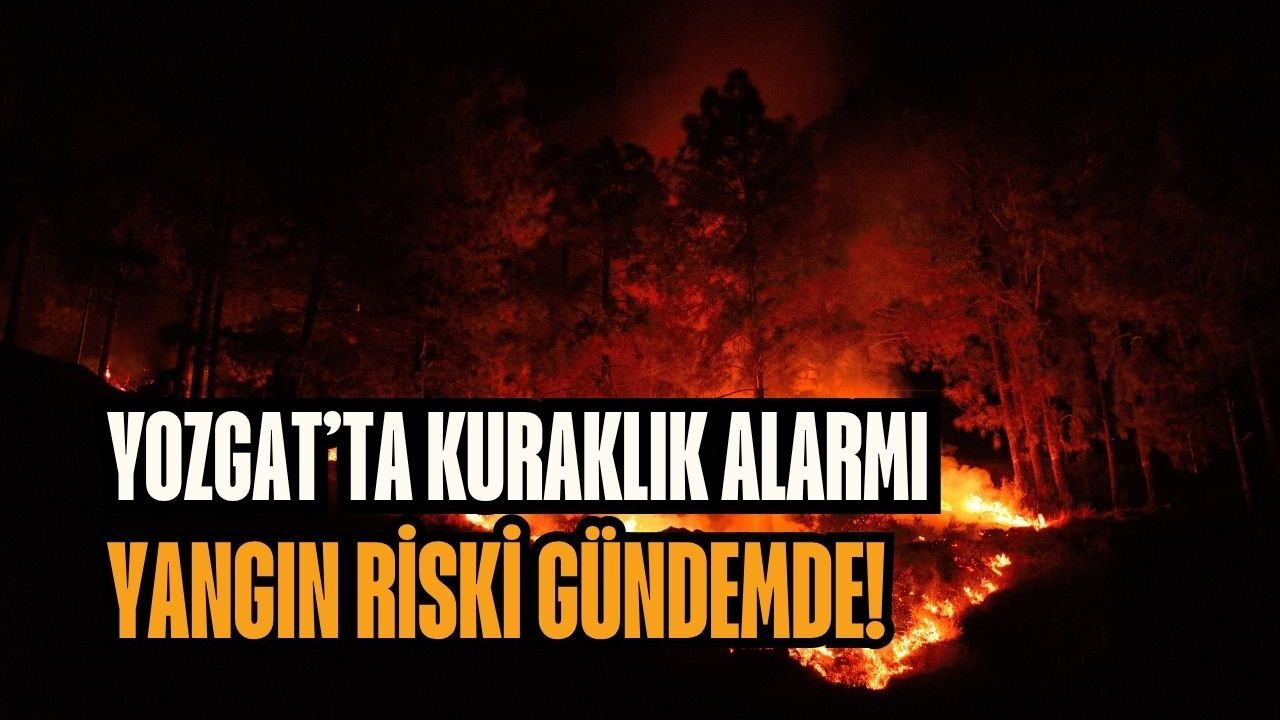 Yozgat’ta kuraklık alarmı: Yangın riski gündemde!