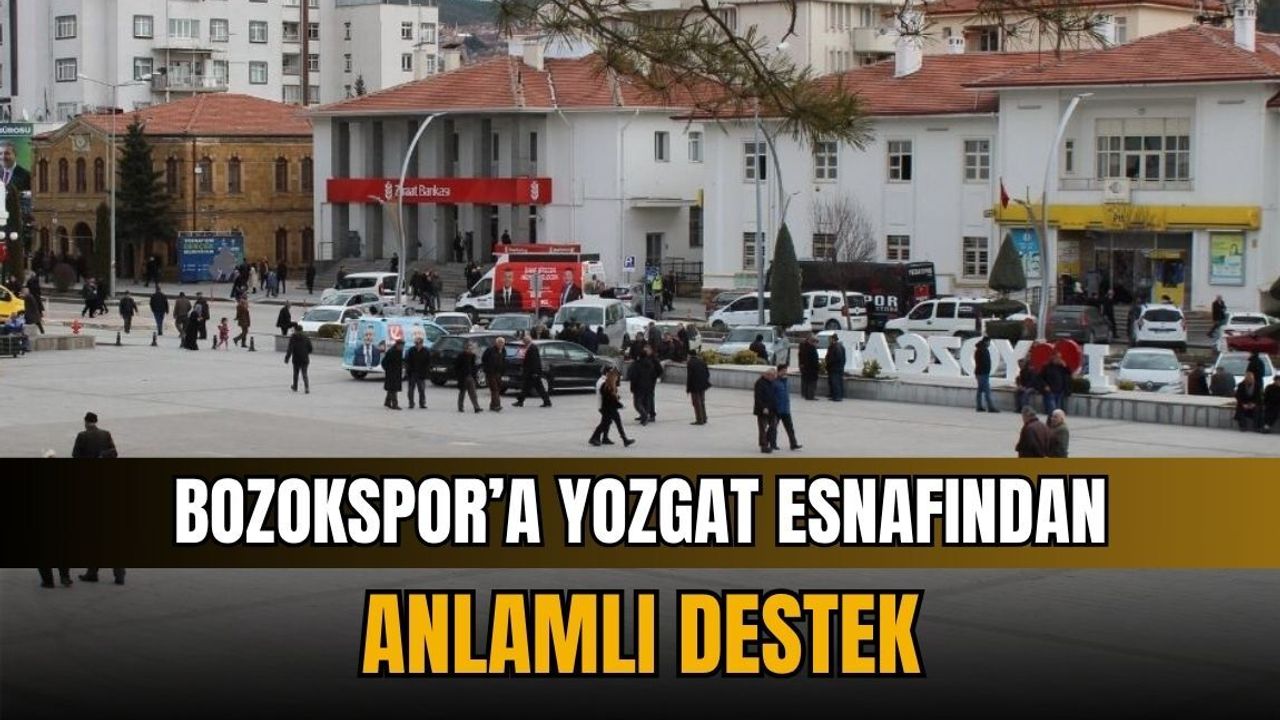 Bozokspor’a Yozgat esnafından anlamlı destek