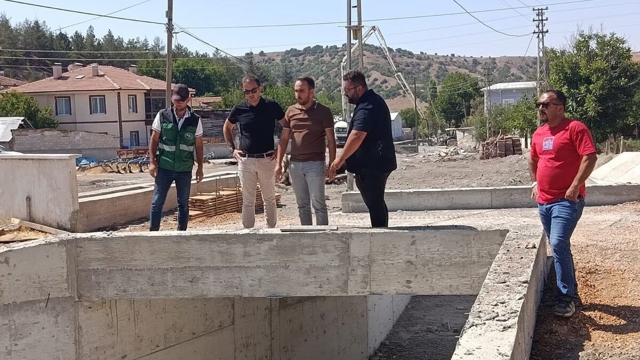 DSİ Yozgat’ın köyünde çalışmaları inceledi!