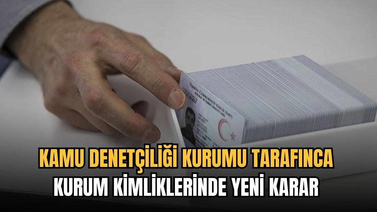 Kamu Denetçiliği Kurumu tarafınca kurum kimliklerinde yeni karar