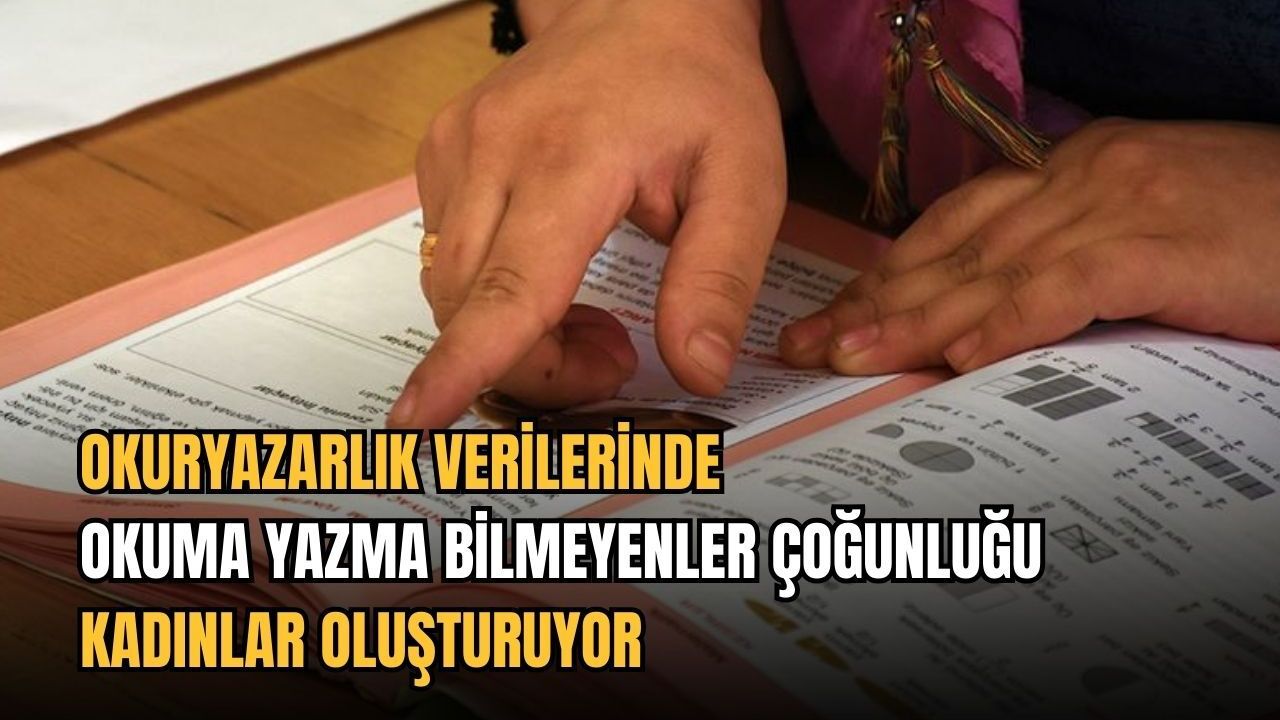 Okuryazarlık verilerinde okuma yazma bilmeyenler çoğunluğu kadınlar oluşturuyor