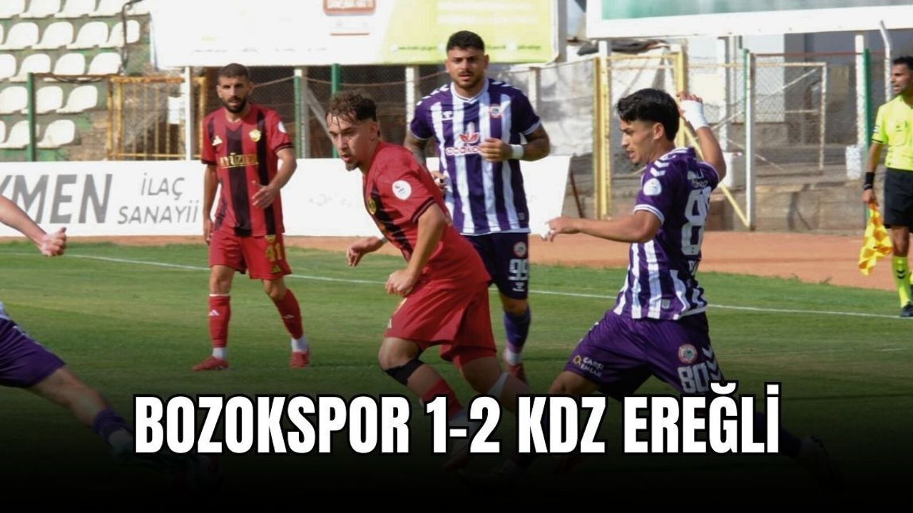 Bozokspor 1-2 Kdz Ereğli