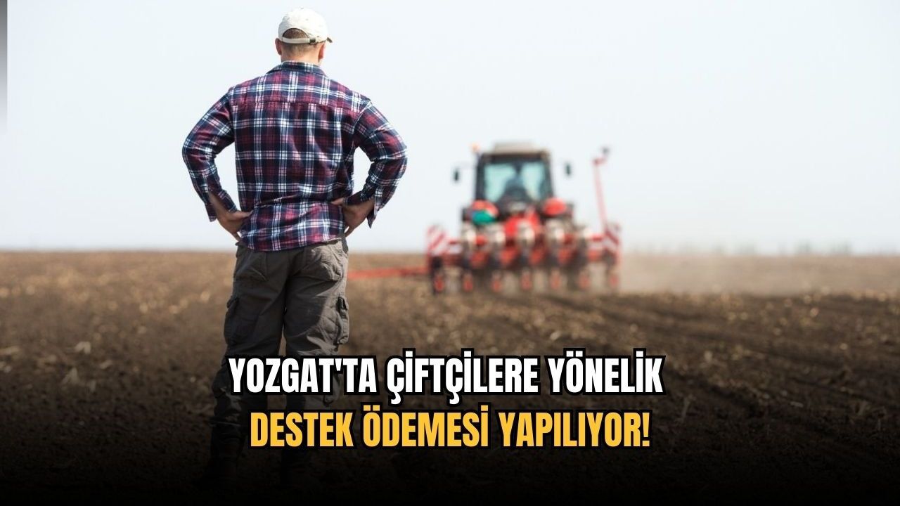 Yozgat'ta çiftçilere yönelik destek ödemesi yapılıyor!