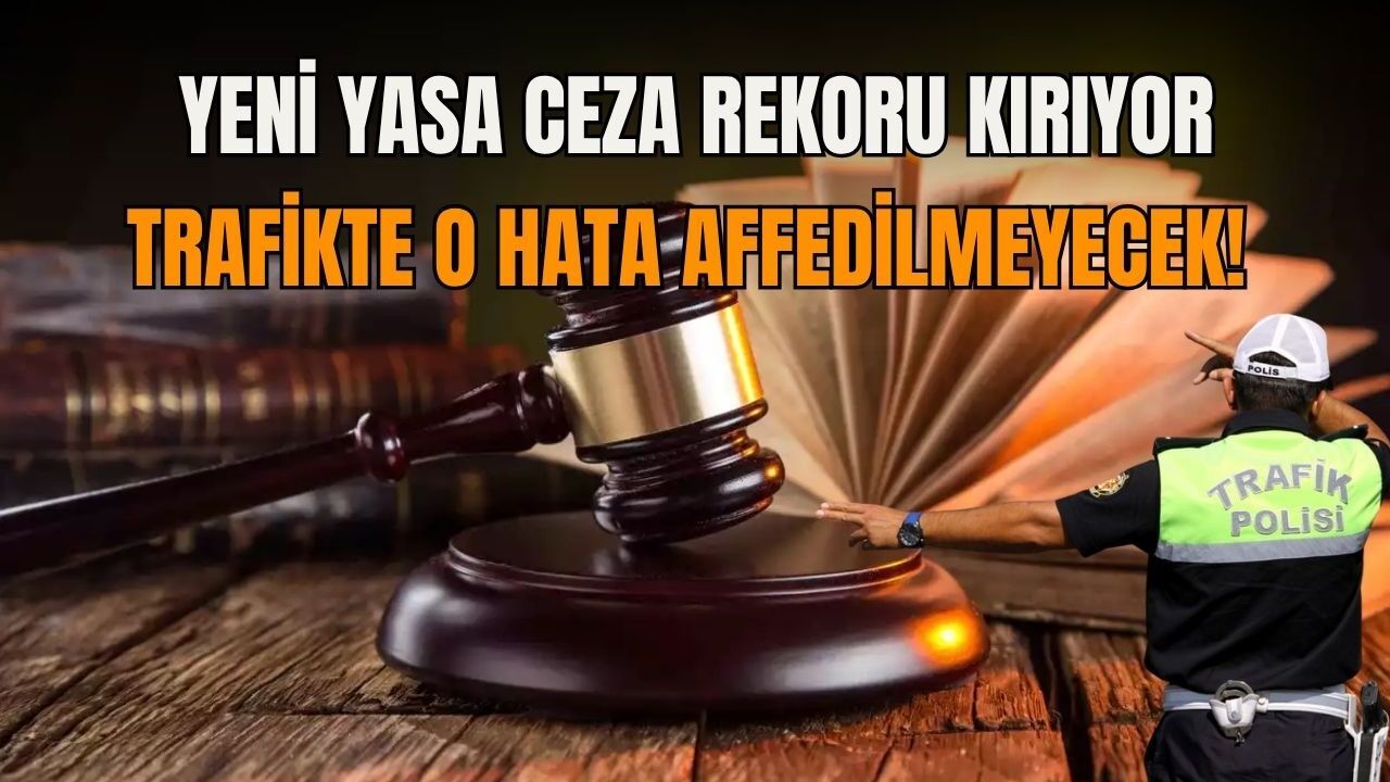 Trafikte o hata affedilmeyecek! Yeni yasa ceza rekoru kırıyor…