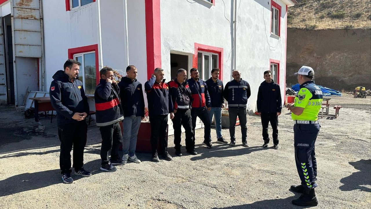 Yozgat'ta sürücüler için trafik eğitimi verildi!