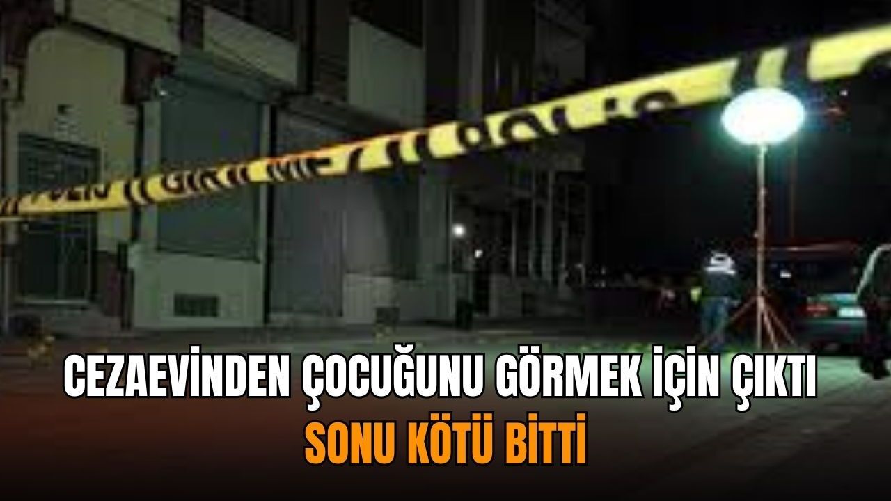 Cezaevinden çocuğunu görmek için çıktı sonu kötü bitti