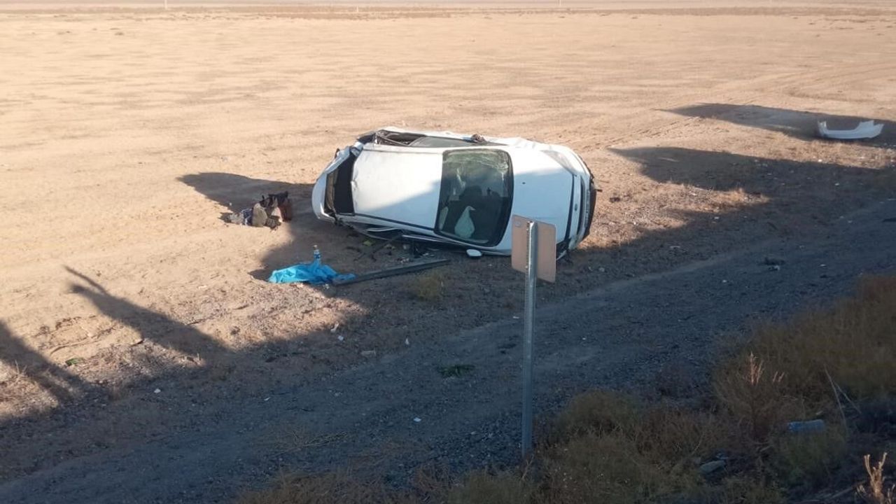 Feci kaza: Otomobil takla attı 6 yaralı!