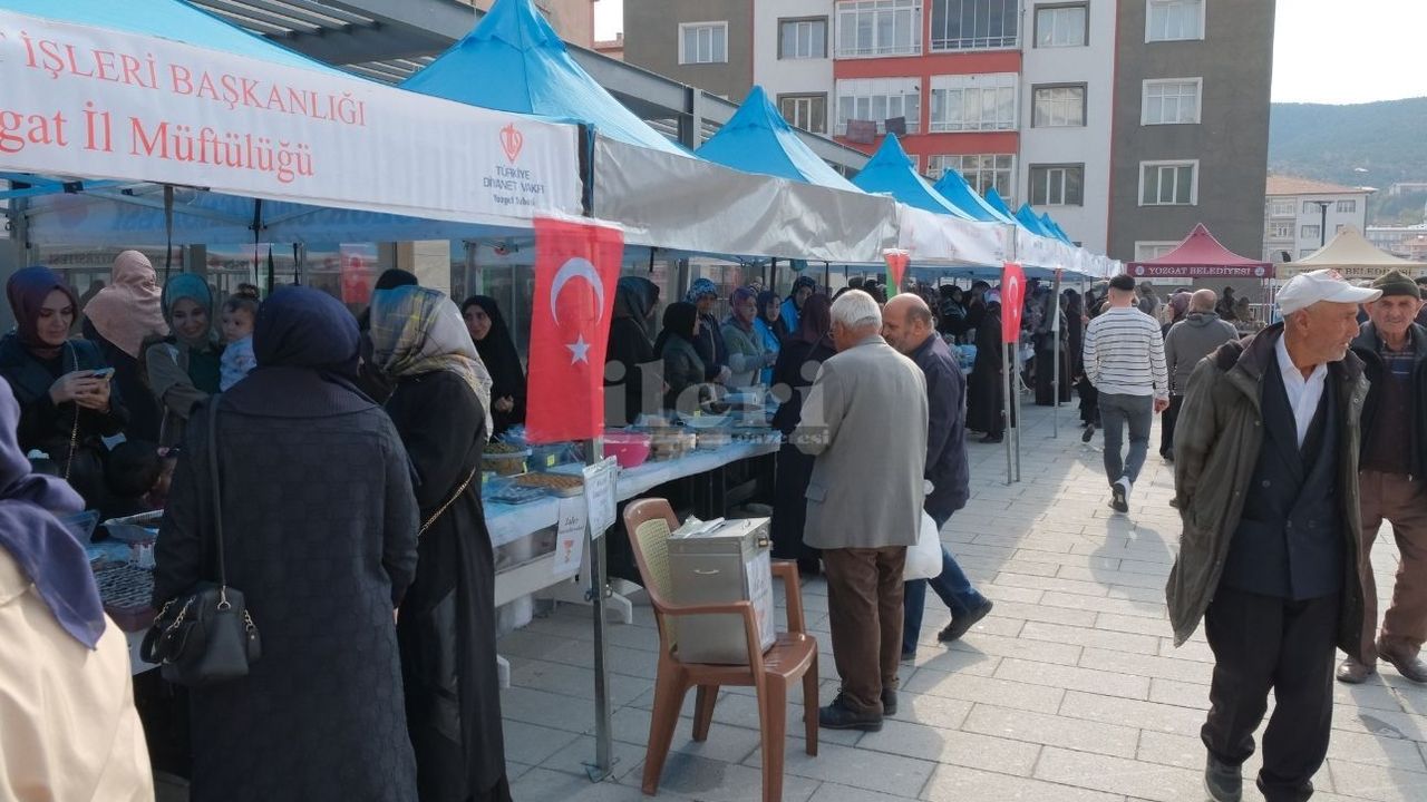 Yozgat tek yürek oldu: Gazze için hayır çarşısı kuruldu