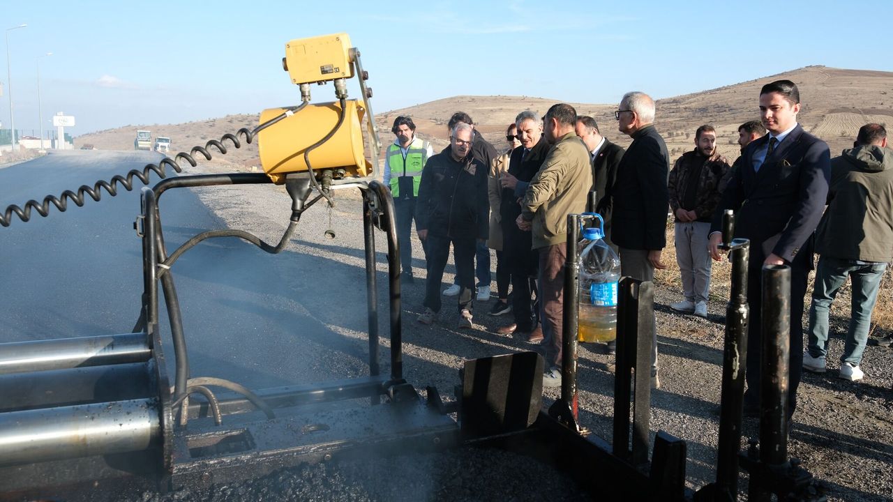 Yozgat Valisi Özkan yol çalışmalarını inceledi