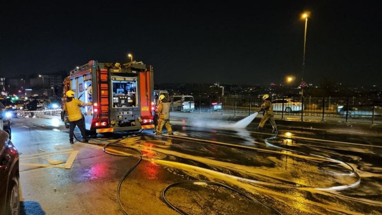 Seyir halindeki araçta can pazarı