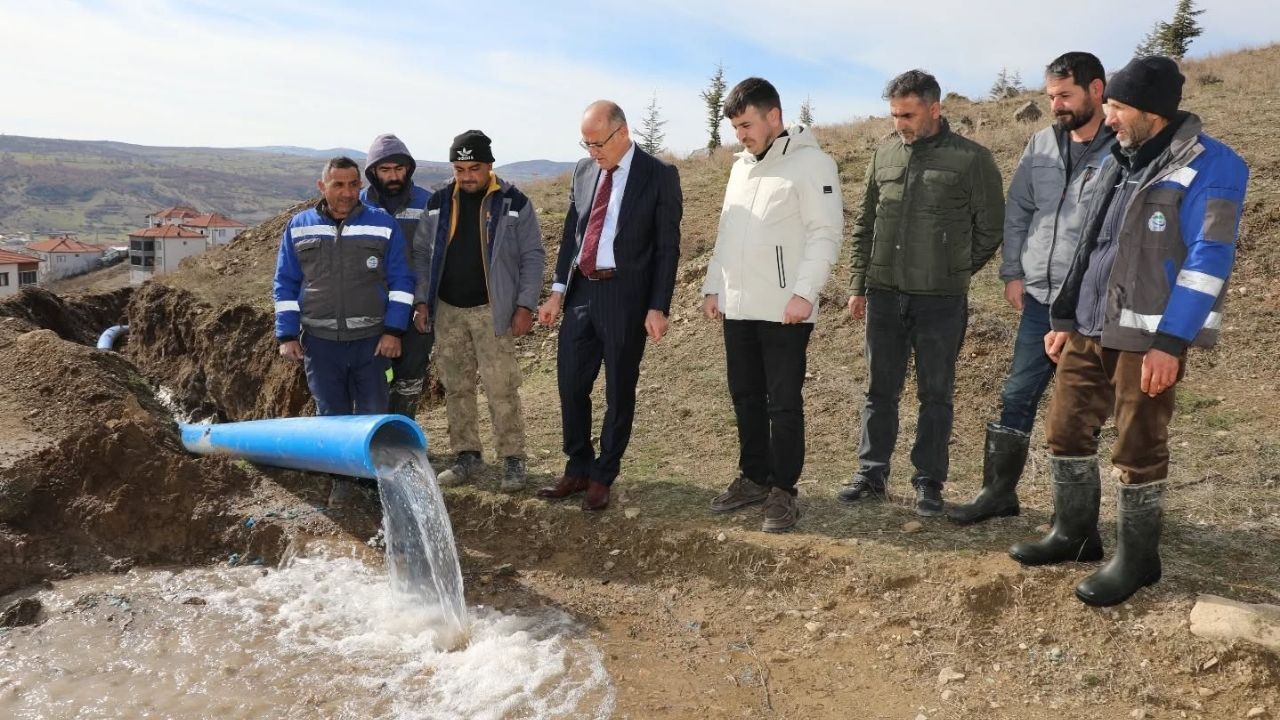 Çekerek'te içme suyu hattı yenileniyor