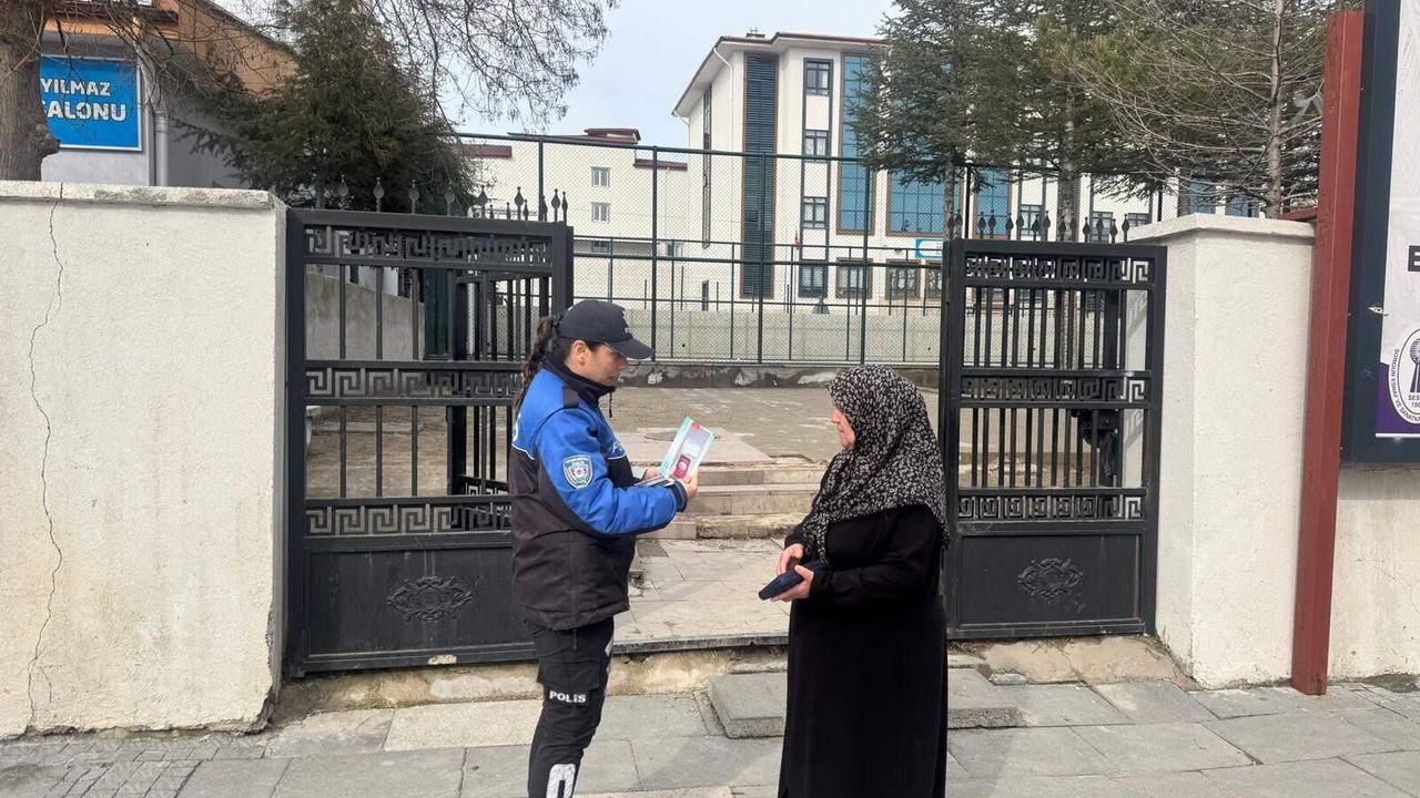 Sorgun’da emniyetten bilgilendirme çalışması