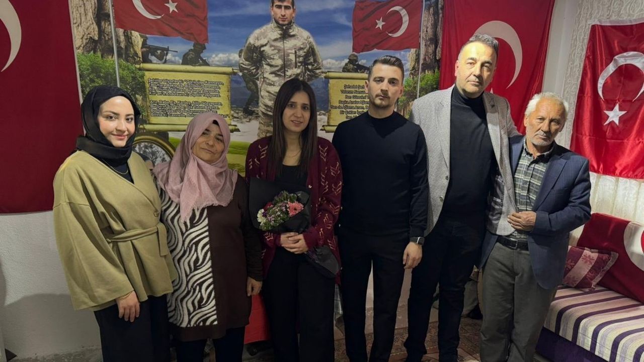 AK Parti Yerköy İlçe Başkanı Serkan Işık, şehit aileleriyle iftar programında buluştu