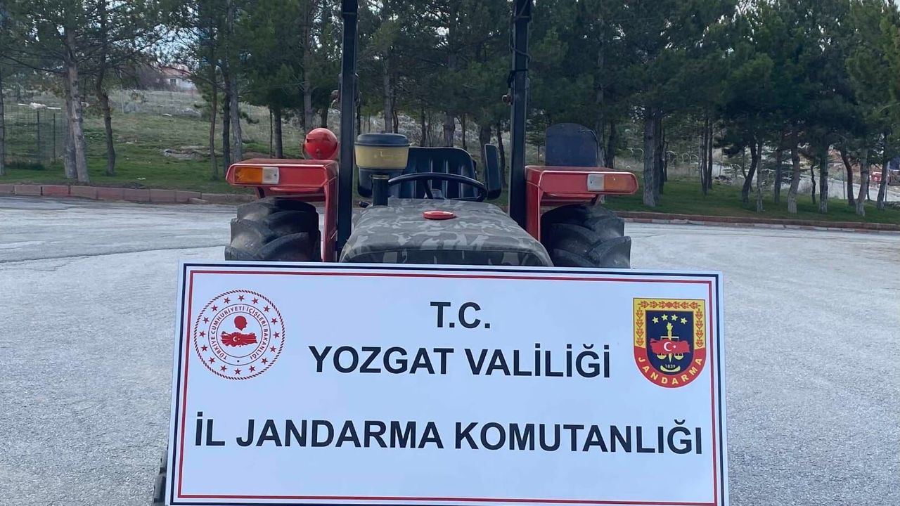Yozgat’ta jandarma uygulamasında aranan araç yakalandı