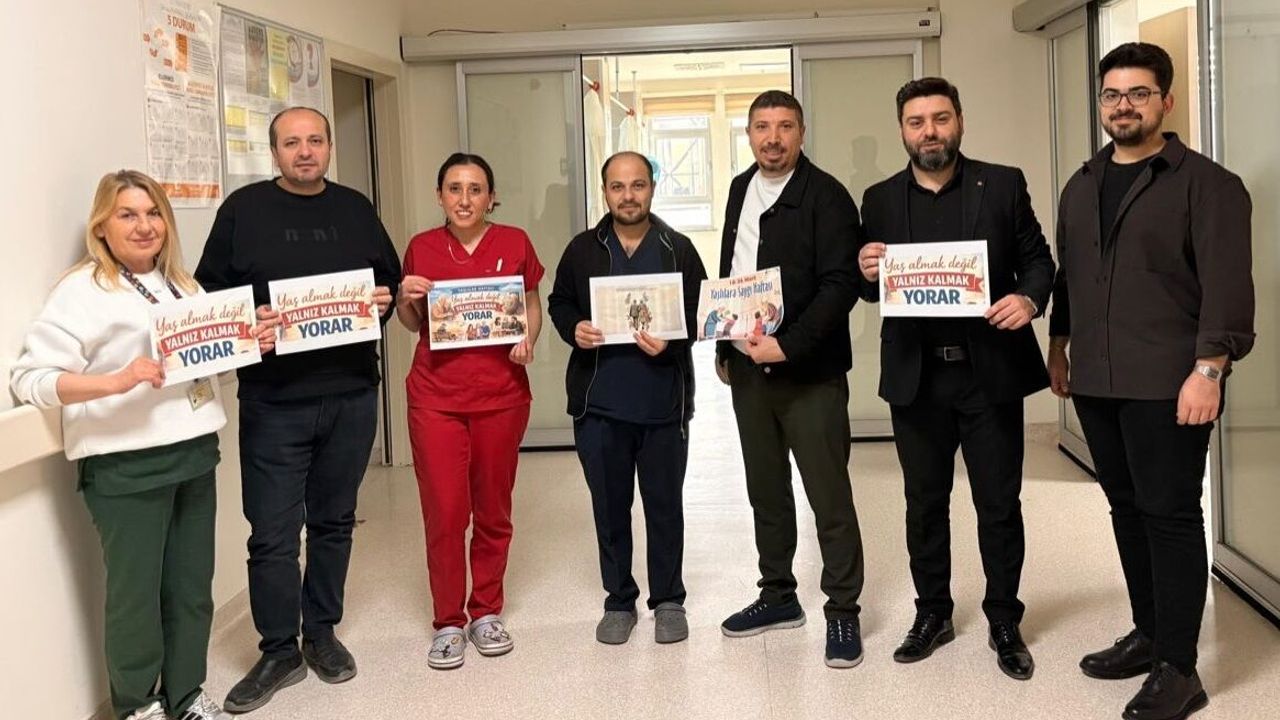 Sarıkaya Devlet Hastanesinde Yaşlılar Haftası ziyareti