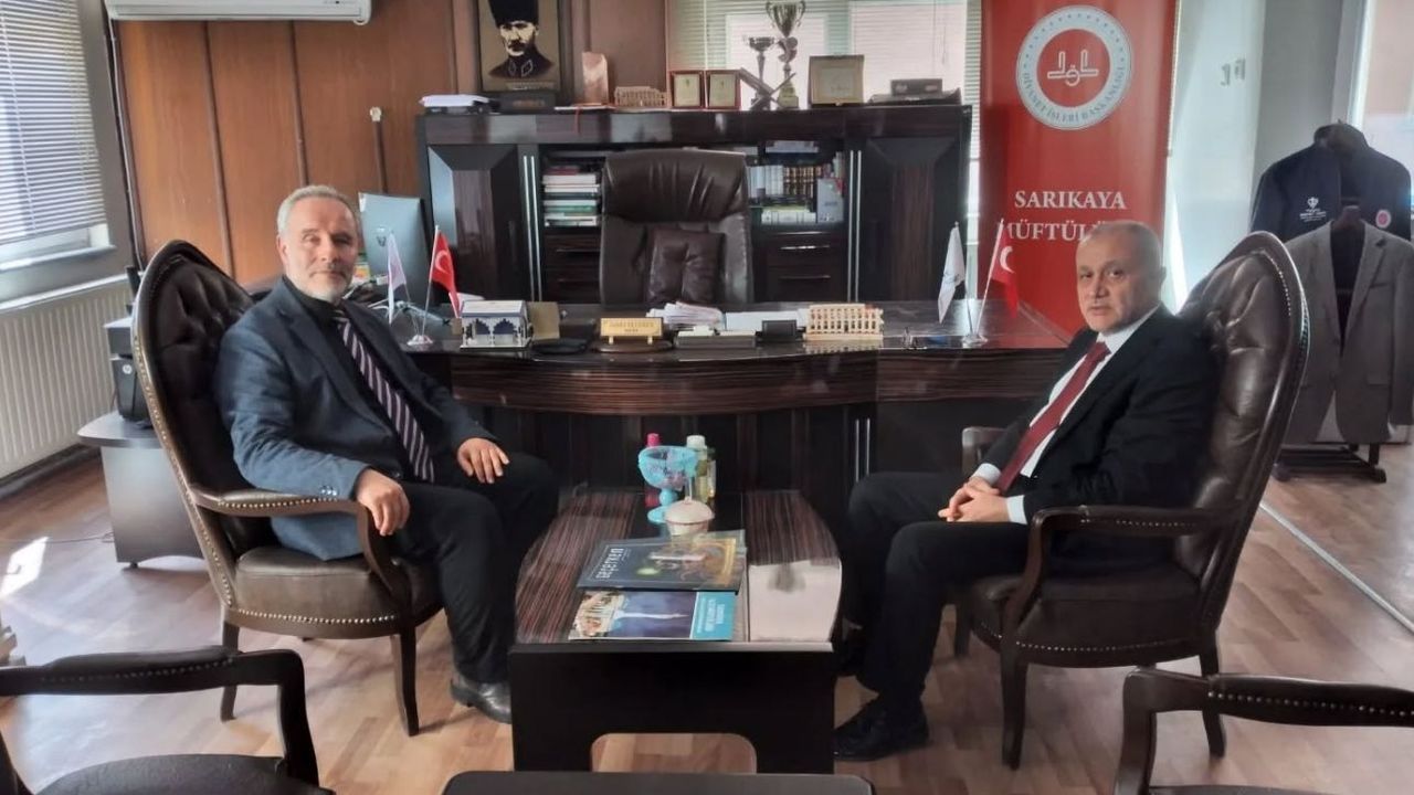 Yozgat İl Müftüsü Nihat Kök Sarıkaya’da ziyaretlerde bulundu