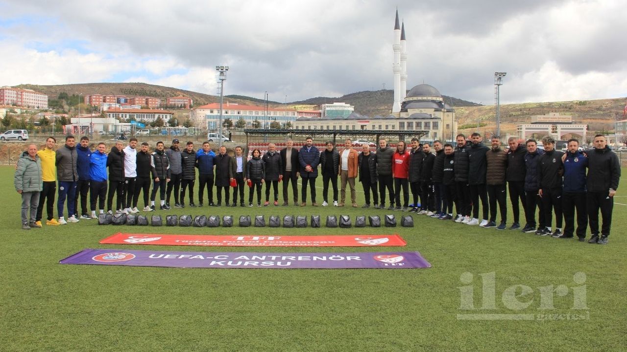 Yozgat’ta UEFA C Antrenör Kursu tamamlandı