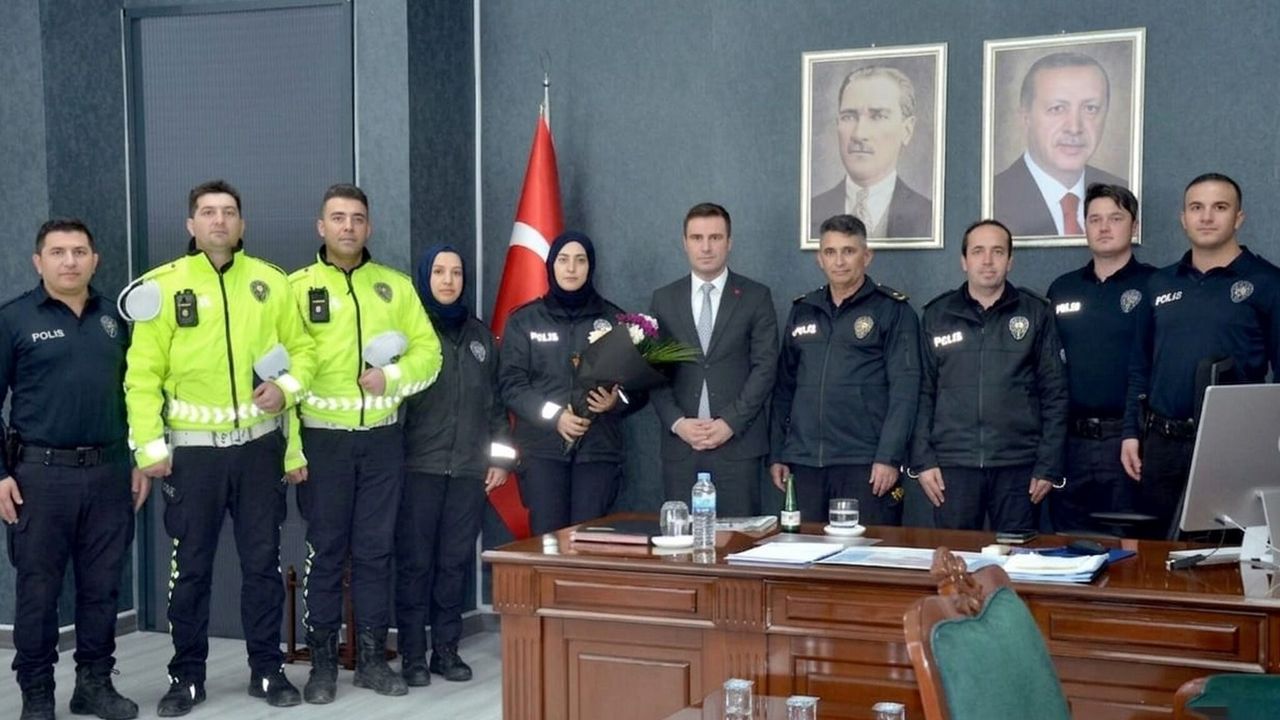 Sarıkaya Emniyetinden Kaymakam Demirkıran’a Polis Haftası ziyareti