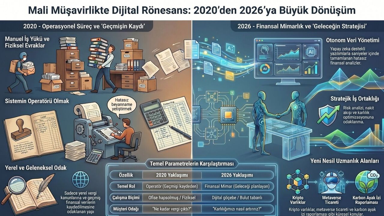 Mali Müşavirlikte Dijital Rönesans: 2020’den 2026’ya Büyük Dönüşüm