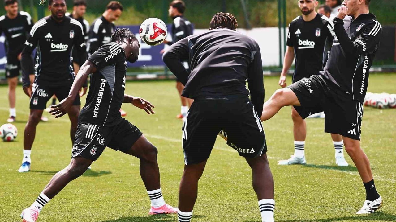 Beşiktaş'ta, Gaziantep Futbol Kulübü maçı hazırlıkları tamamlandı