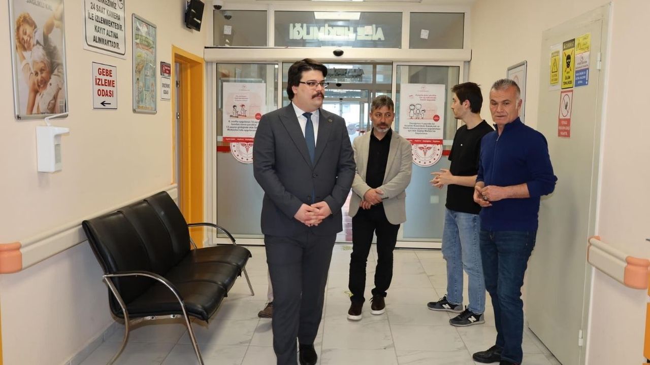 Çandır Kaymakamı Yüce’den hastaneye ziyaret