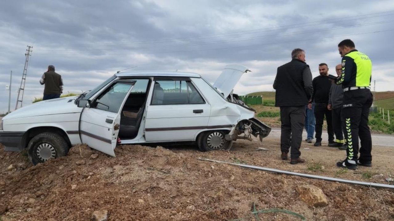 Kaza anı panik yarattı: 2 yaralı