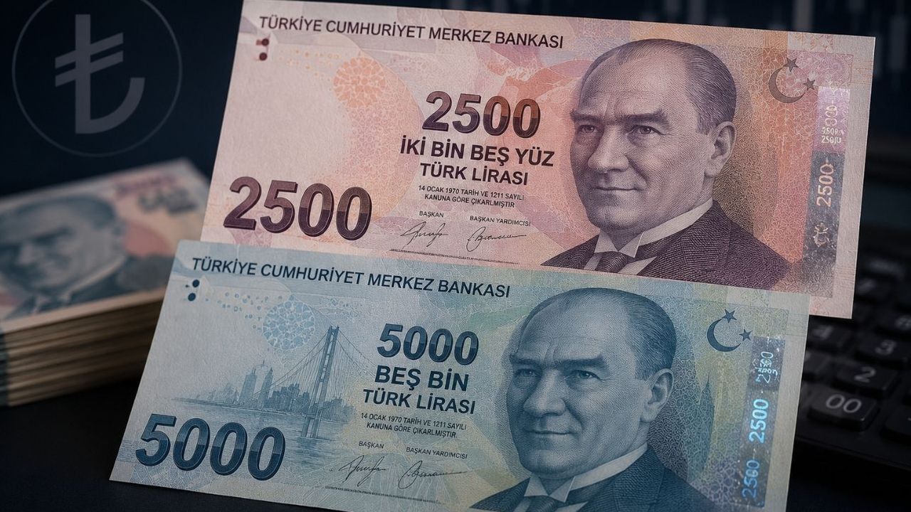 2500 ve 5000 TL’lik yeni banknotlar geliyor
