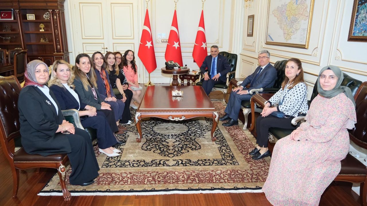 Sağlık heyetinden Vali Özkan’a ziyaret