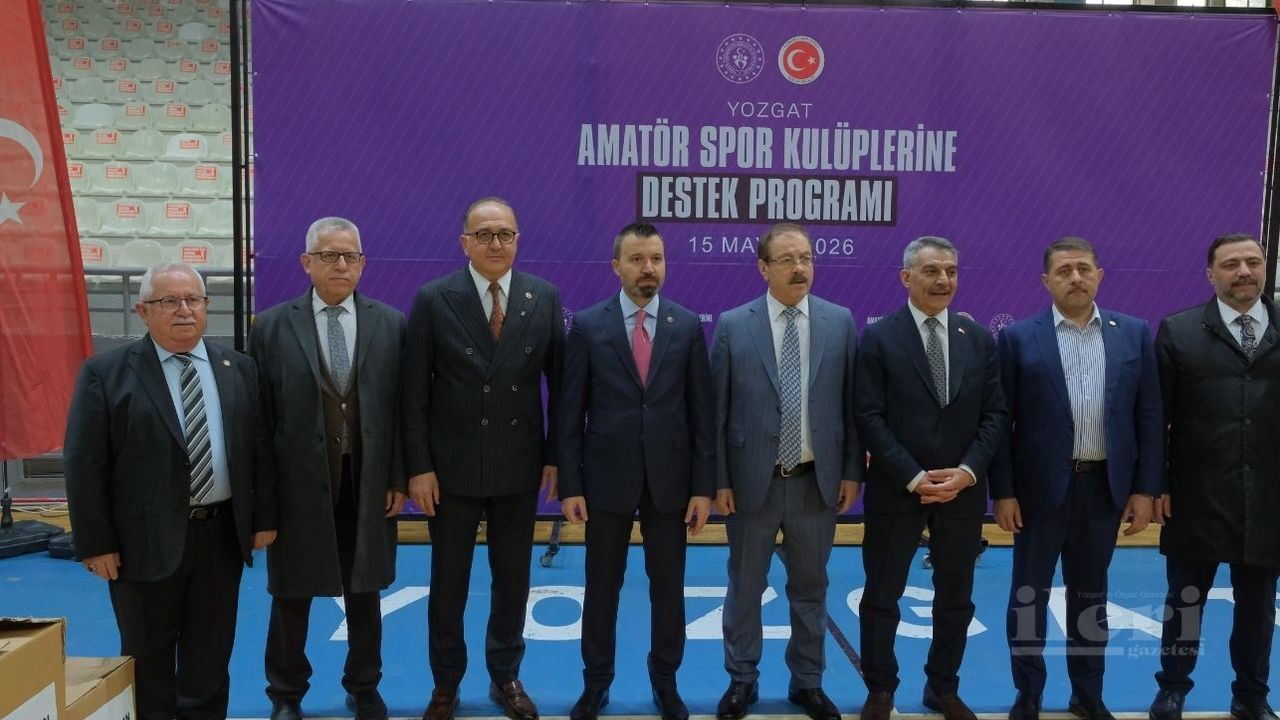 Yozgat’ta amatör spor kulüplerine 10 milyonluk destek