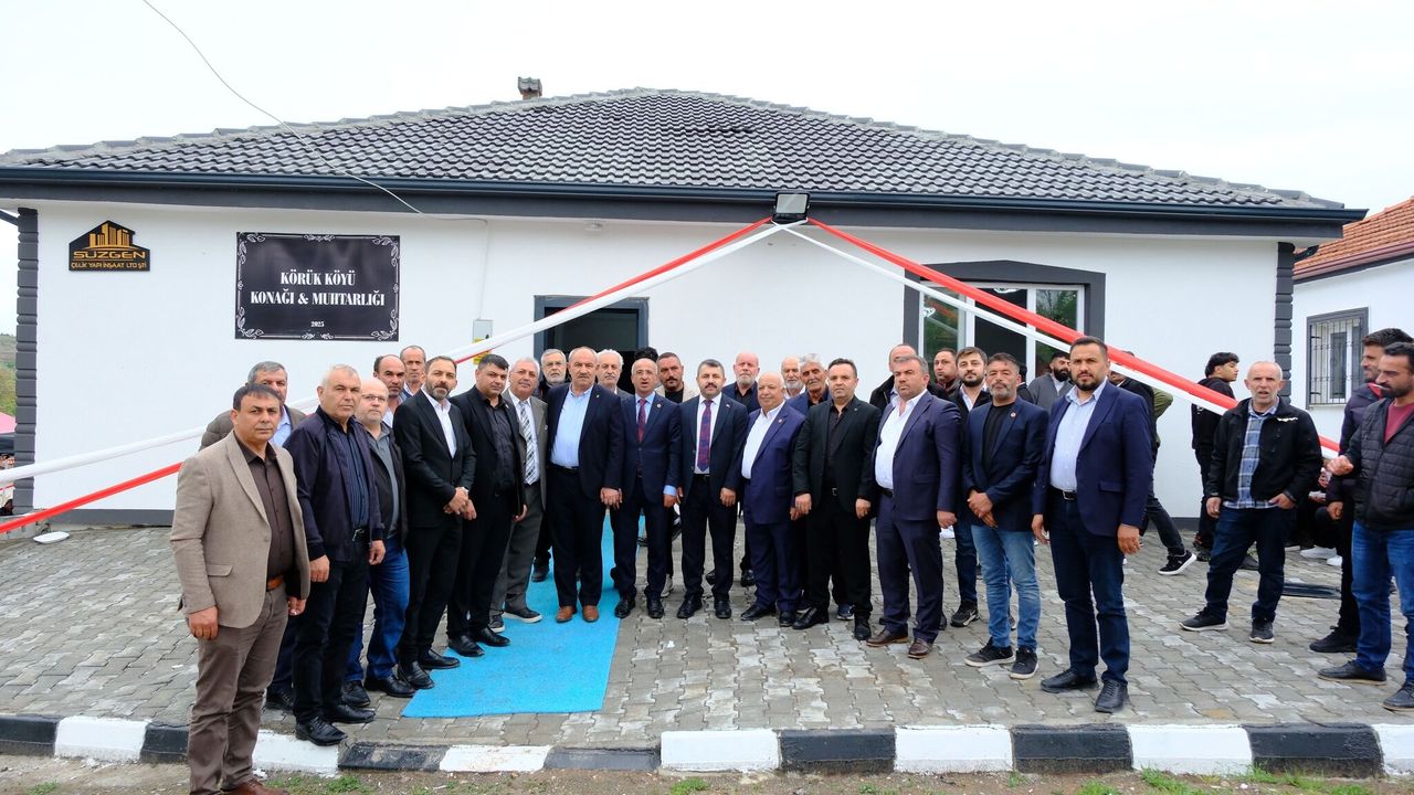 Körük köyünde Köy Konağı ve Muhtarlık Binası açıldı