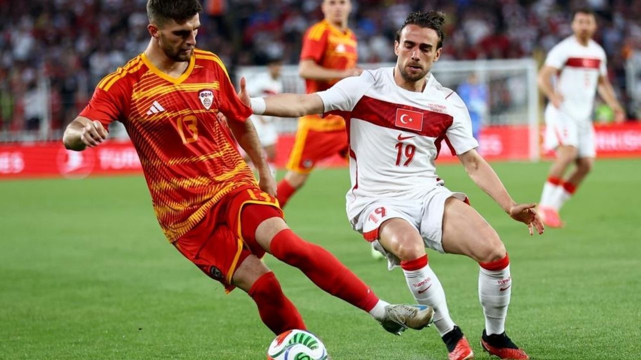 Hazırlık maçı: Türkiye: 2 - Kuzey Makedonya: 0 (Maç devam ediyor)