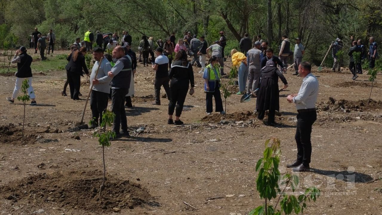 Yozgat’ta Kirazlı Göleti’ne 100 kiraz fidanı dikildi
