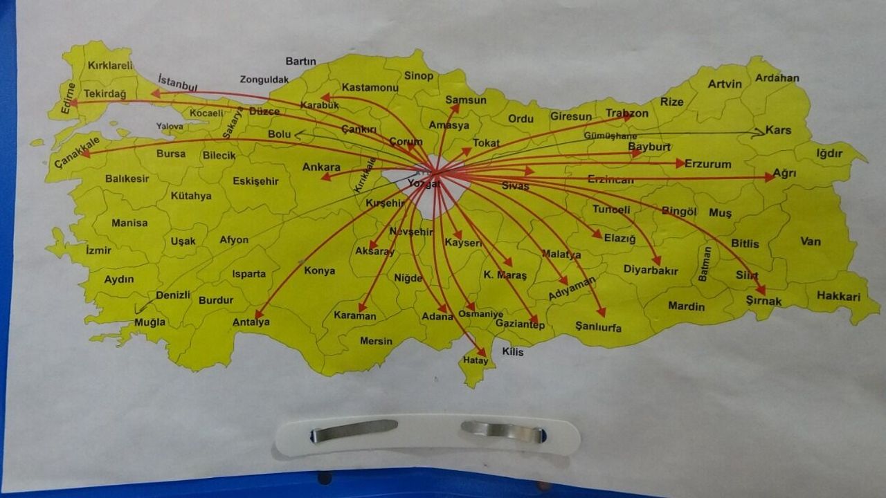 Yozgat’ta tasarlanıyor dört bir yanına gönderiliyor