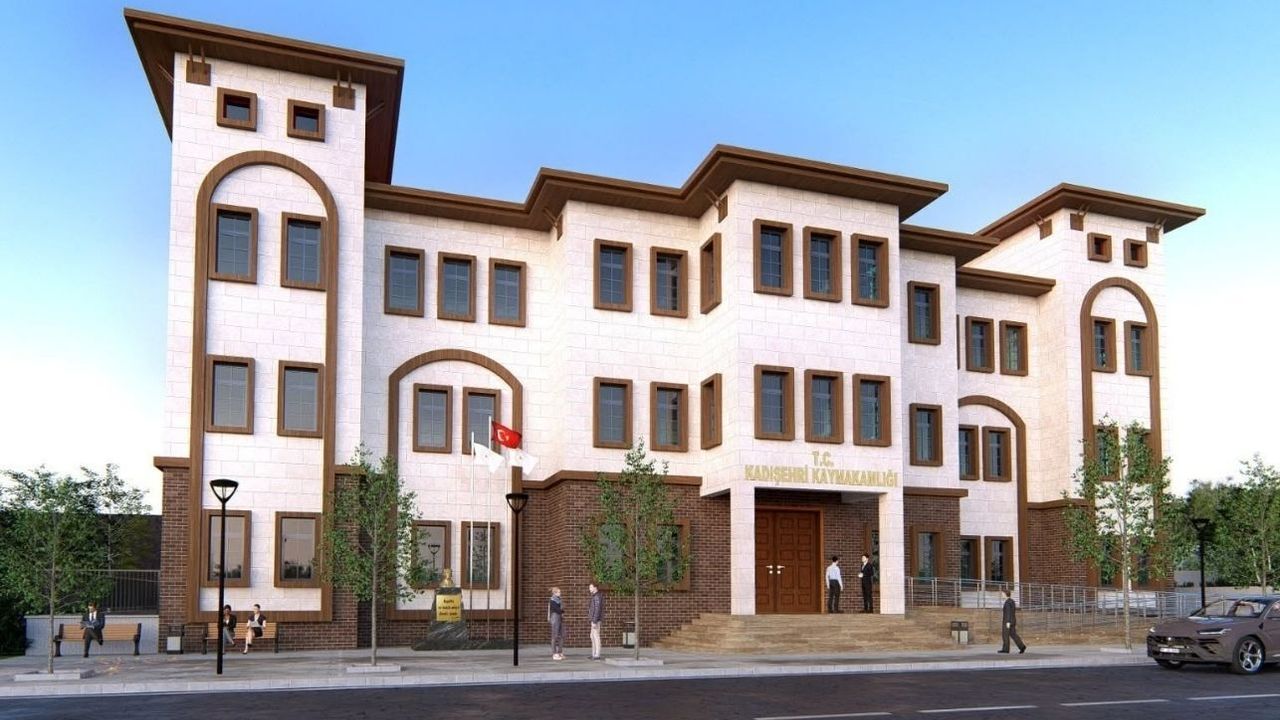 Kadışehri hükümet konağı için sözleşme imzalandı