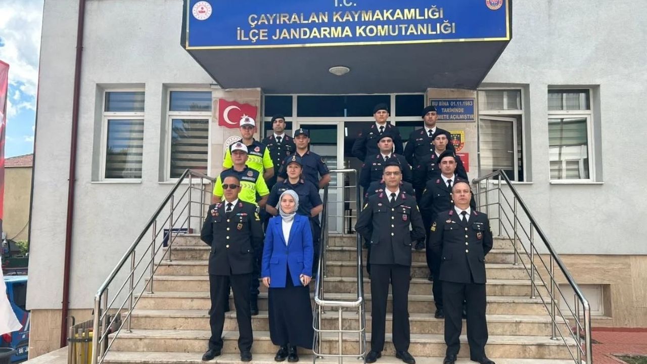 Çayıralan Kaymakamı Sağıroğlugil’den Jandarma Teşkilatına 187. Yıl ziyareti