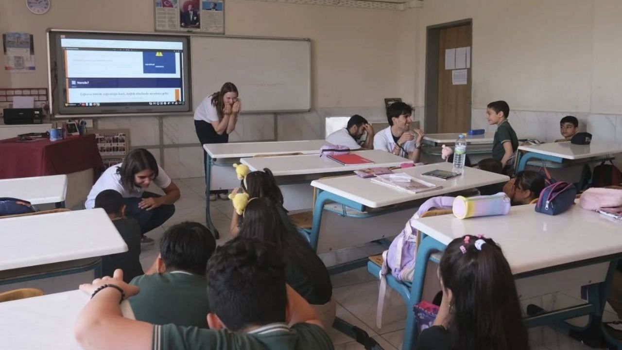 Sorgun’da Uluslararası gençlerden afet farkındalık eğitimi