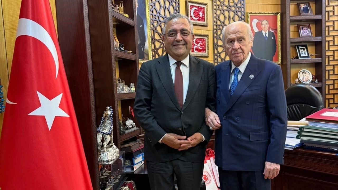 Devlet Bahçeli, Diyarbakır Milletvekili Tanrıkulu ile bir araya geldi