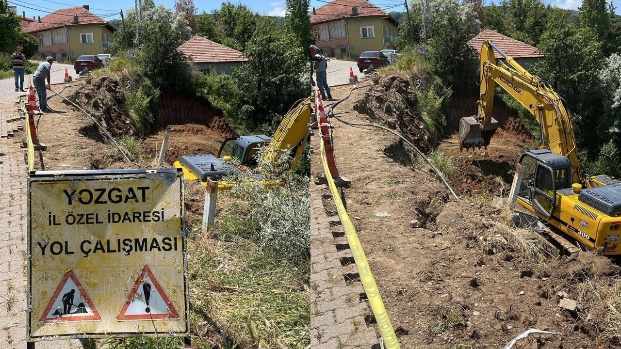 Çayıralan’da köy yollarında yol yapım ve onarım çalışmaları sürüyor