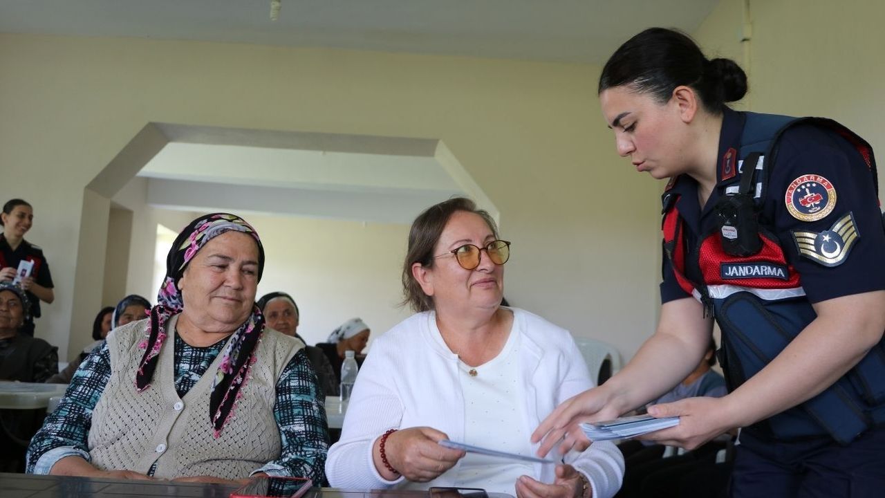 Yozgat'ta jandarma kadınlar için sahada