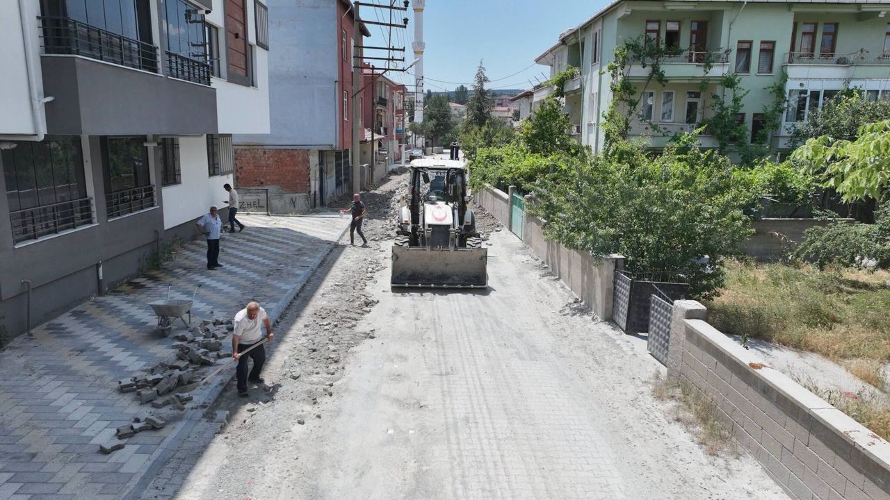 Sorgun’da ilk adım atıldı! Yol çalışmaları başladı