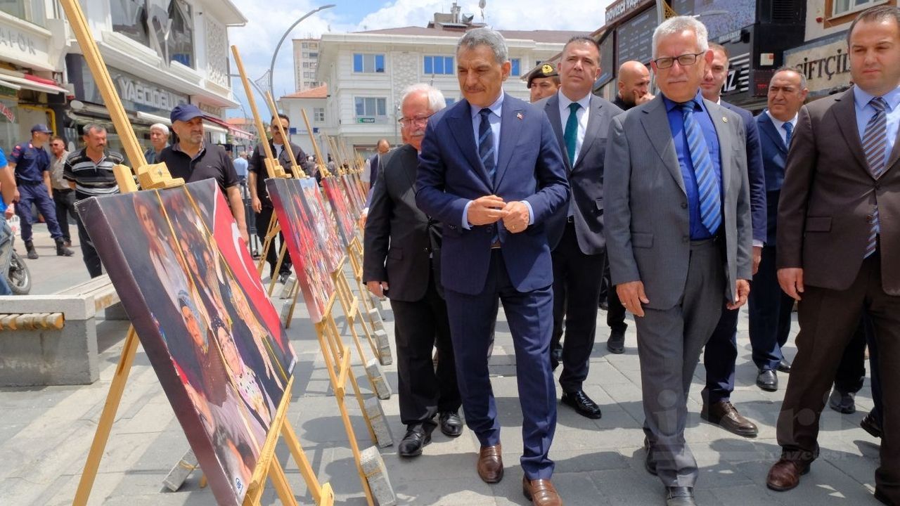 Yozgat'ta 15 Temmuz'un izleri sergilendi