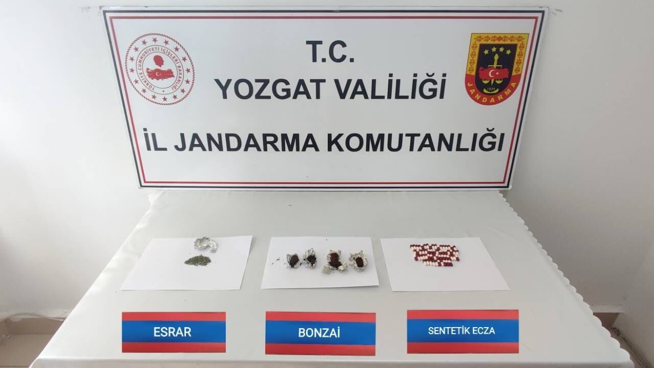 Yozgat'ta uyuşturucuya geçit yok: Operasyon düzenlendi