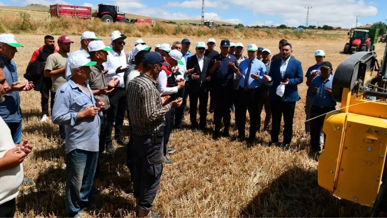 Sorgun'da hasat sezonu dualarla başladı
