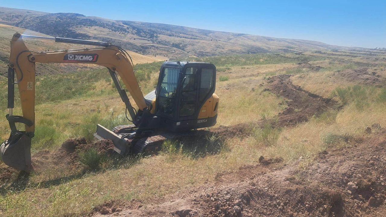 Yozgat'ta 40 hektarlık alanda çalışmalar sürüyor