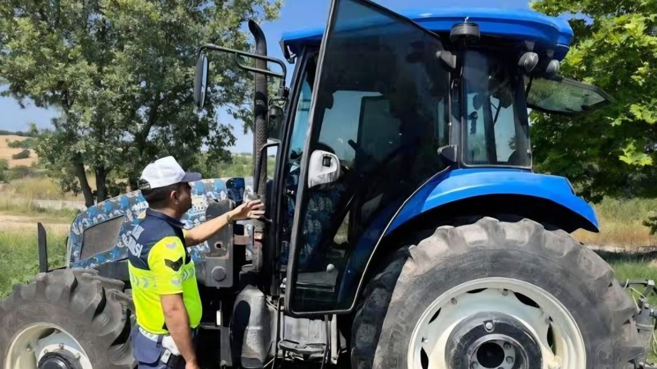 Yozgat'ta alkollü traktör sürücüsüne ceza