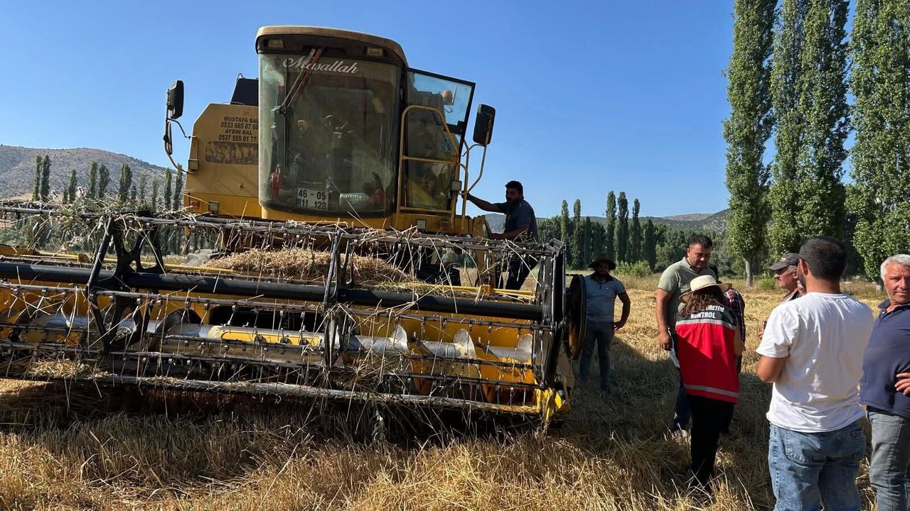 Çekerek'te biçerdöver denetimleri aralıksız sürüyor: Amaç ürün kayıplarını en aza indirmek